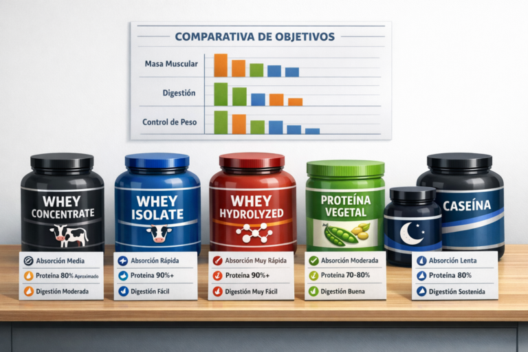 Lee más sobre el artículo Proteína: ¿Cuál es mejor para vos? Whey, vegetal o caseína